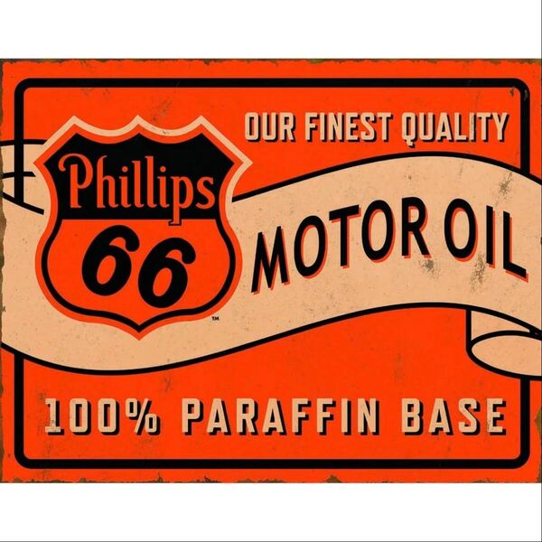 新品 アメリカ直輸入 ブリキ看板 Phillips 66 フィリップス アメリカン雑貨 レトロ メタルサイン