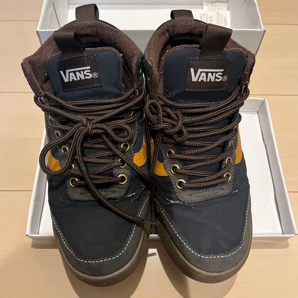 中古 VANS ブーツ ネイビー 25cm
