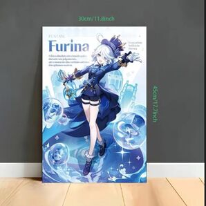 原神 フリーナ キャンバスアート ポスター