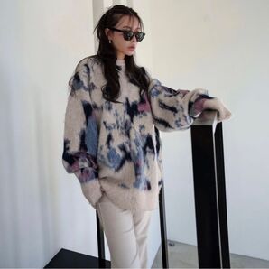 glamlips 新品 MultiColorジャガードニットPO