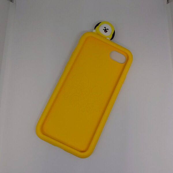 BT21 ひょっこり覗くシリコンケース =CHIMMY= (iPhone7/8/SE2/SE3) BTS LINE FRIENDS