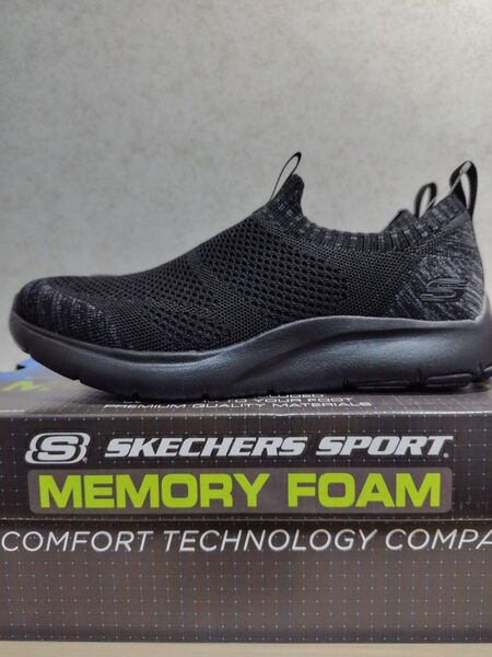 ☆新品☆ SKECHERS(スケッチャーズ) スリッポン スニーカー ブラック 26cm