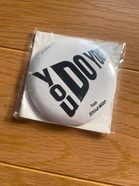 SnowMan IDOME 缶バッジ