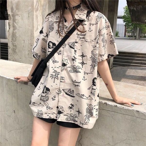 ベージュ レディース トップス おでかけ ハーフ カジュアル 夏物 半袖 XL