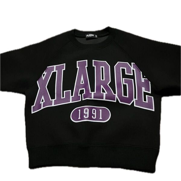 【試着のみ】XLARGE KIDS ビッグロゴトレーナー100cm ラージキッズ エクストララージ