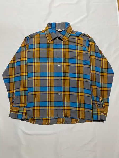 70s 80s Bradfield ネルシャツ チェック ヴィンテージ アメカジ コットン長袖シャツ 長袖シャツ ボタンダウン