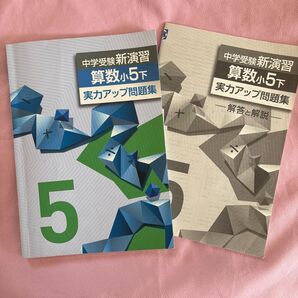 中学受験 新演習 算数 小5下 実力アップ問題集