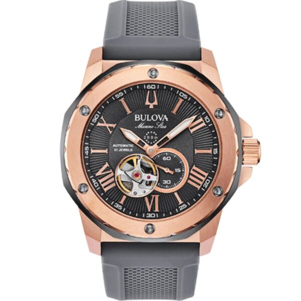 【新品】 BULOVA ブローバ マリンスター 自動巻き 98A228