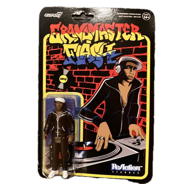 Grandmaster Flash Super7 ReAction hiphop old school フィギュア 未開封