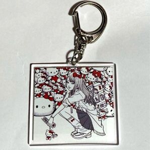 伊藤潤二 サンリオ キャラクターズ ギャル富江 キティ アクリル キーホルダー