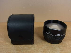 *E/625* close-up lens *VIDEO TELE PHOTO LENS 2.0X* Manufacturers / pattern number unknown * operation unknown * Junk 