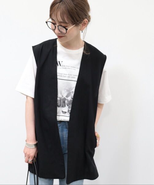 AMERICAN HOLIC リネンブレンドジレベスト