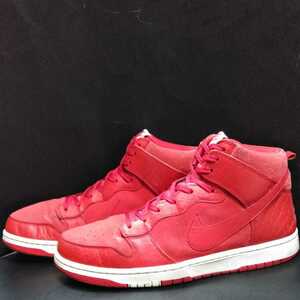 NIKEナイキ2014年製ダンククラフトプレミアムDUNK CMFT PREMIUM LIMITED EDITION for NONFUTUREレッド/レッド29.0㎝US11.0中古705433-600