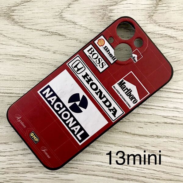 アイルトン・セナ レーシング スーツ マクラーレン iPhone 13 mini ケース F1 ホンダ