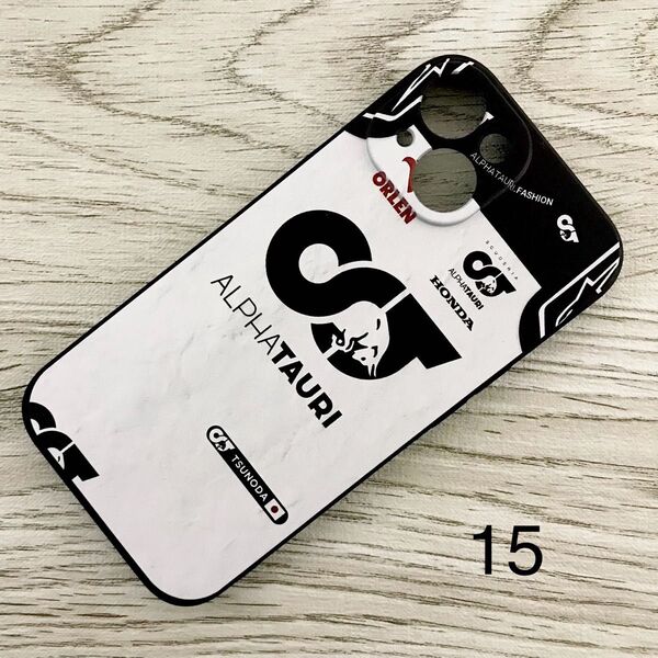 TSUNODA レーシング スーツ iPhone 15 ケース F1 アルファタウリ
