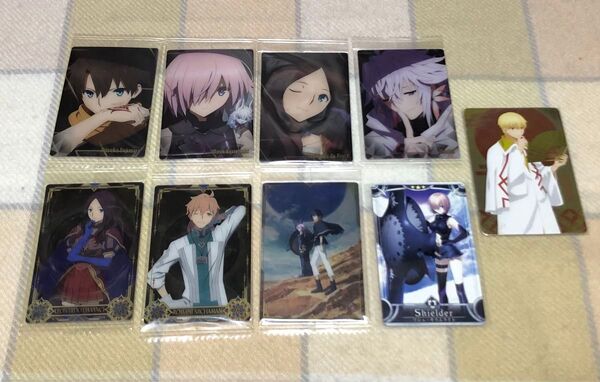 FGO バビロニア ウエハース 藤丸立香 マシュ ダ・ヴィンチ マーリン ロマニ ギルガメッシュ すき家 特典 まとめ売り
