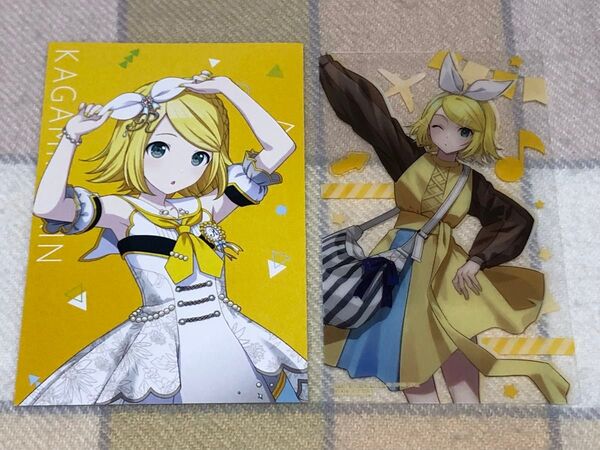 プロセカ 鏡音リン アニメイト特典 クリアカード プロフィールカード まとめ売り