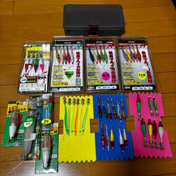 イカ 釣り 仕掛け スッテ プラズノ ライト 中古 未使用 セット