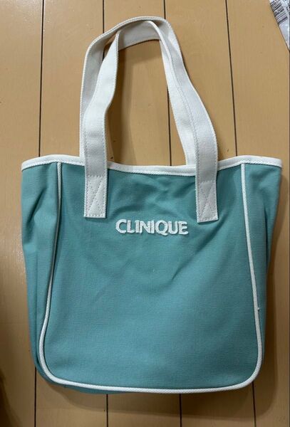 新品 CLINIQUE ミントグリーン エコバッグ グリーン