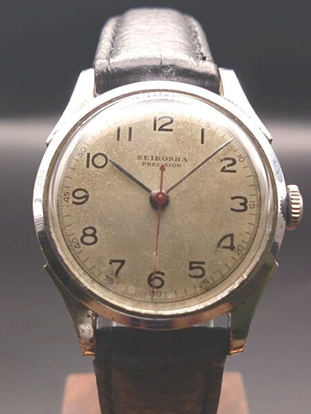 激レアアイテム 博物館級 セイコー社 1940年代 PRECISION 稼働品!