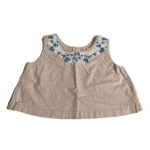 apolina kids アポリナ トップス 薄ピンク 12-18m 刺繍 ベビー