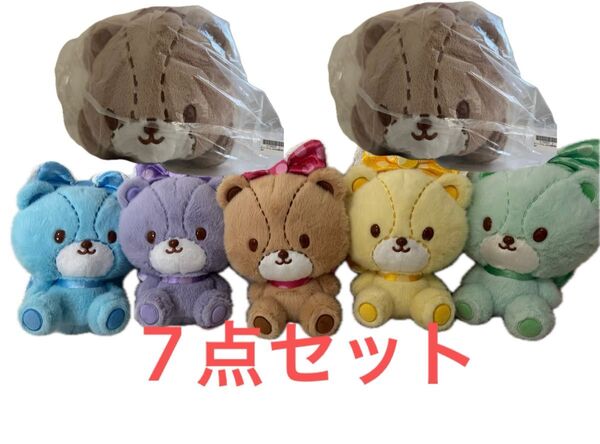 タイニーチャム BIGぬいぐるみ 5点タイニーチャム ふわふわ超BIGぬいぐるみ×2点計7点セット