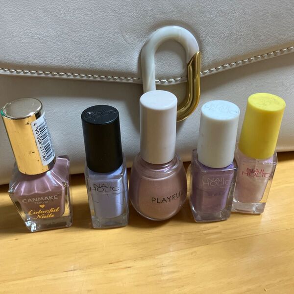 マニキュア4点セット CANMAKE PLAYFUL NAIL HOLIC
