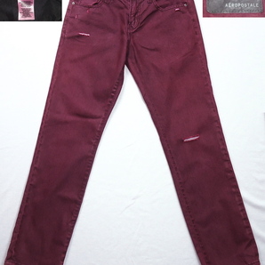 《郵送無料》■Ijinko★エアロポステール : Aeropostale★Bowery Slim Straight スリムストレート ・30/30デニムジーンズ