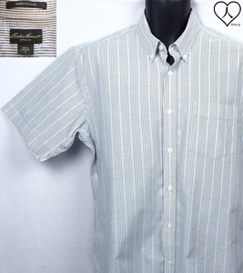 《郵送無料》■Ijinko◆美品★エディーバウアー Eddie Bauer ★Wrinkle Resistant 防しわ性★ M サイズ半袖シャツ