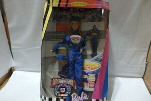 ☆704☆バービーコレクターエディション NASCAR 50th Anniversary Barbie ☆ドール ナスカー 50th アニバーサリー