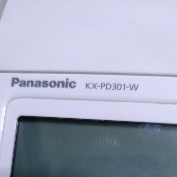 【美品】FAX電話機 Panasonic KX-PD301-W