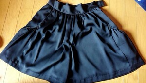  Beams BEAMS Short culotte skirt black size 1