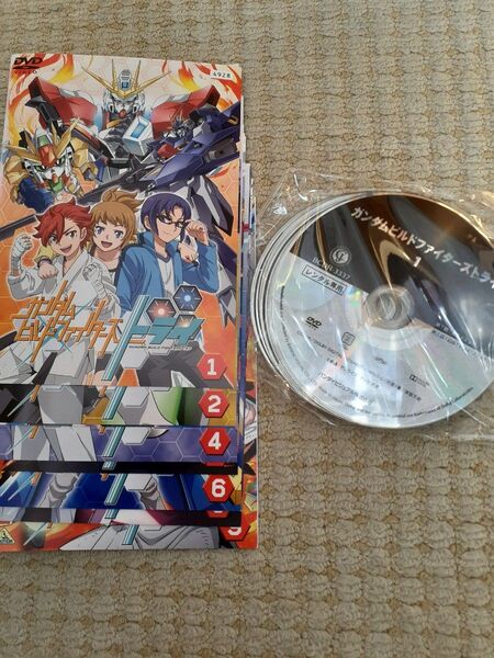 DVD ガンダムビルドファイターズトライ 全9巻 レンタルアップ