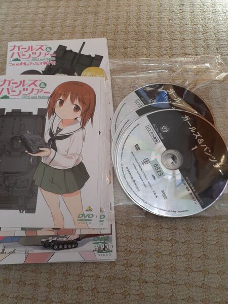 DVD ガールズ&パンツァー 全6巻 レンタル落ち