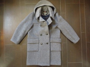 # fine quality beautiful goods Britain made [GLOVERALL]g Rover all high class duffle coat gray c571