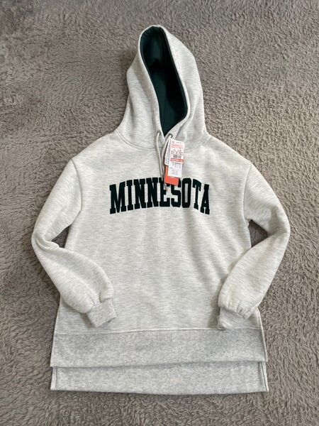 しまむら MINNESOTA パーカー 裏起毛 キッズ用 150サイズ
