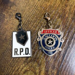 バイオハザード ザ エクストリーム USJ チャーム R.P.D raccoon