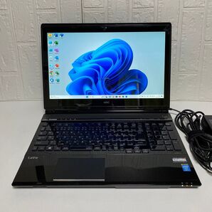 Windows11Pro オフィス付き Corei7/SSD256G/8GB NECノートPC タッチ画面