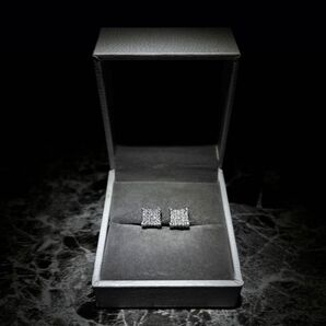 モアサナイト 6mm スタッズピアス 両耳 ピアス