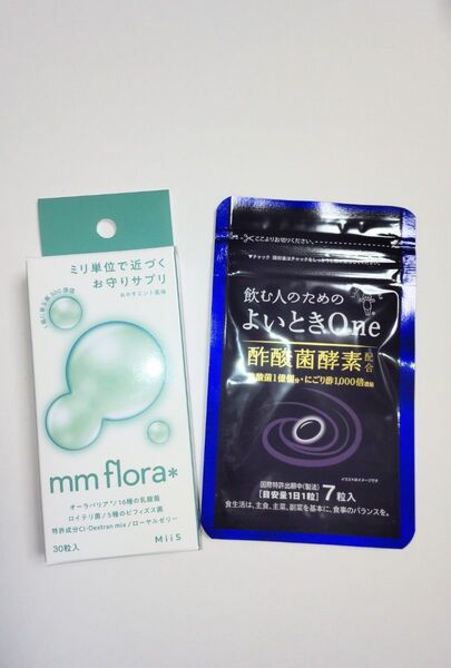 MiiS mmflora ミーズ エムエムフローラ おやすミント風味 30粒入り キューピー よいときOne 7粒入り