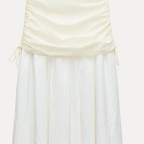 ZARA コンビスカート ホワイト M 未使用