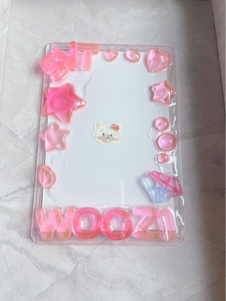 トレカケース デコ レジン SEVENTEEN ウジ WOOZI