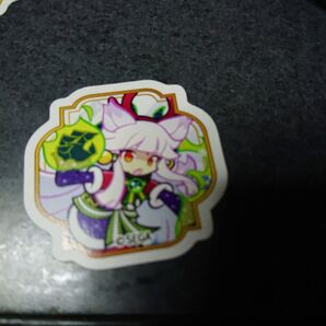 ぷよクエカフェ フレークステッカーC 聖樹の拳士リャタフー