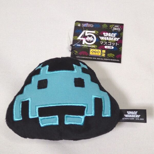 スペースインベーダー マスコット ブルー ゲオ限定プライズ ぬいぐるみ SPACE INVADERS タイトー