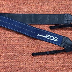 Canon EOSストラップII 40ブルー キヤノン 純正ストラップ ネイビー 5089A020 アイピースカバー付き
