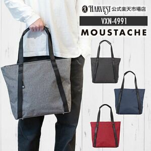 MOUSTACHE ムスタッシュ トートバッグ メンズ ビジネスバッグ ビジネス バッグ ビジネスバッグ おしゃれ 出張 大きめ VXN 4991 ブラック