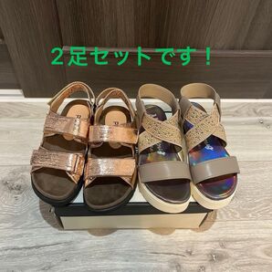 サンダル(スポサン)2足セット