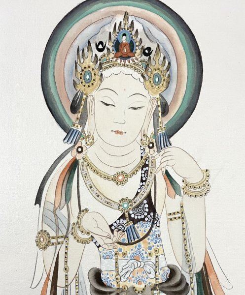 Yahoo!オークション -「敦煌莫高窟壁画」(絵画) (美術品)の落札