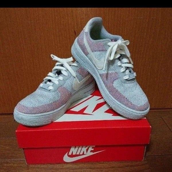 ナイキ NIKEエアフォース1 クレーターフライニット 22.5cm