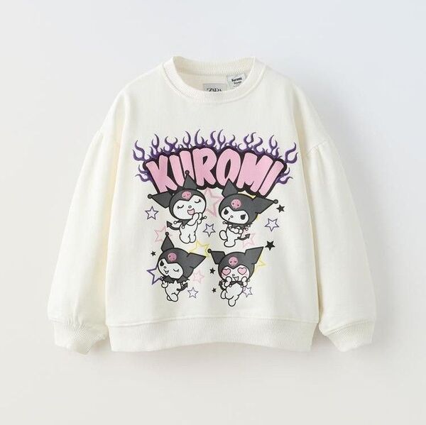 新品ZARAクロミちゃんスウェット トレーナー164 160 150 13-14 Mサンリオ マイメロ レディース キャラグッズS
